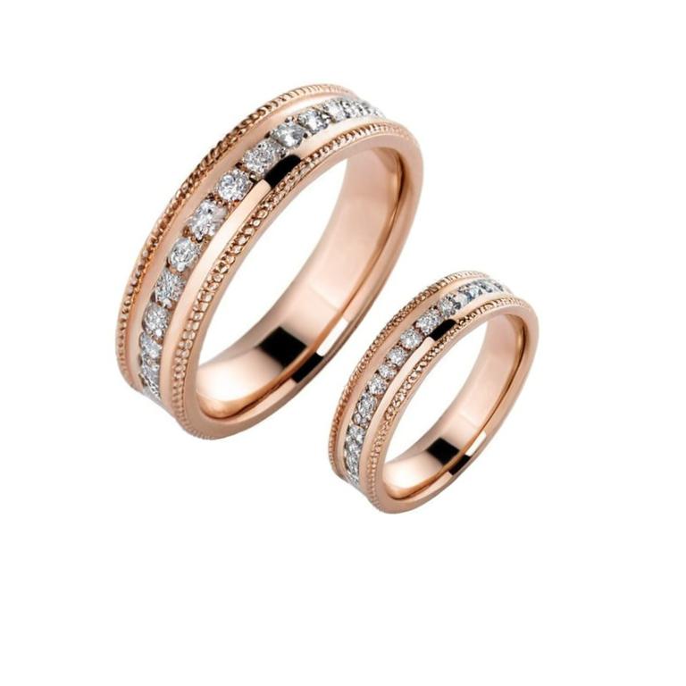 Verigheta dama din aur roze 14K