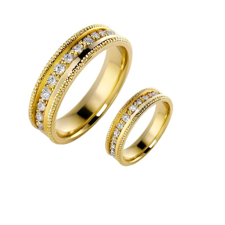 Verigheta dama din aur galben 14K