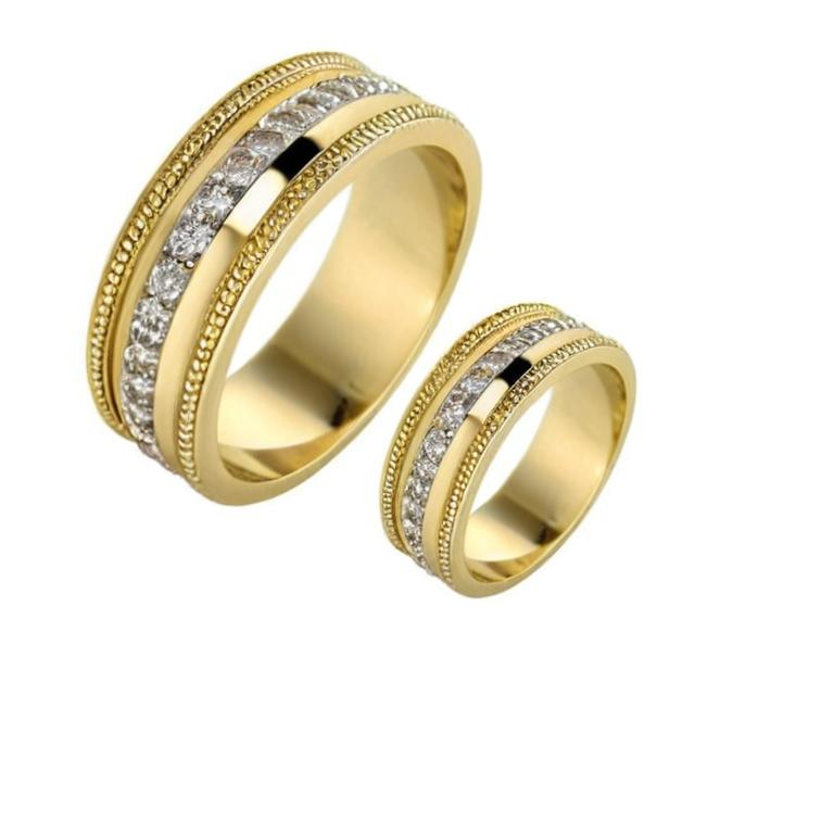 Verigheta dama din aur galben 14K