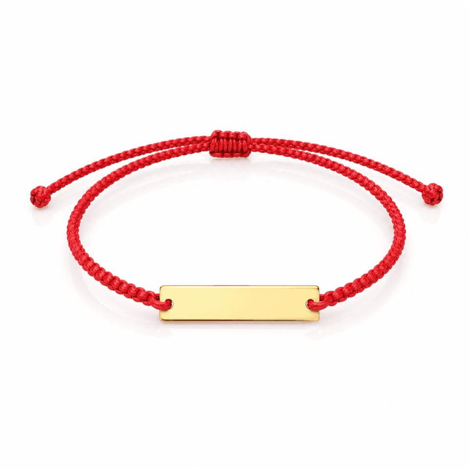 Brățara cu Plăcuță din Aur 14K "Personalizabila"