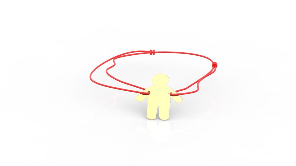Brățară Baby Boy din aur galben 14K