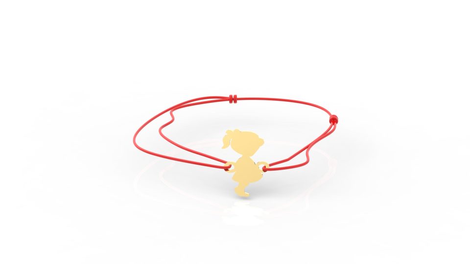 Brățară Baby Girl din aur galben 14K