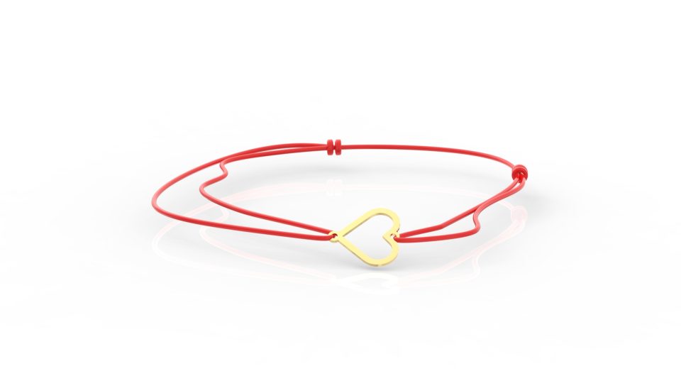 Brățara Inimă din Aur 14K
