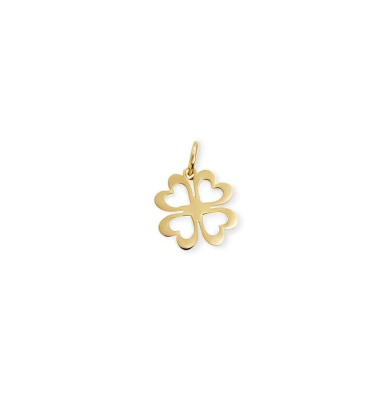 Pandativ din aur 14k model trifoi